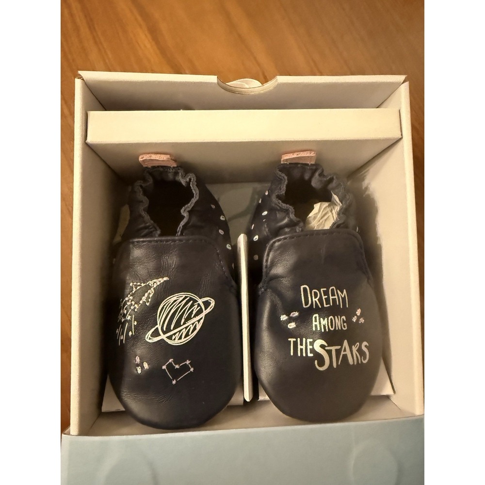 Robeez Soft Soles Dream Among the Stars  Baby Shoes 0-6 Months‎ New In Box